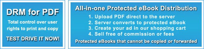 Copy protect PDF and Ebooks